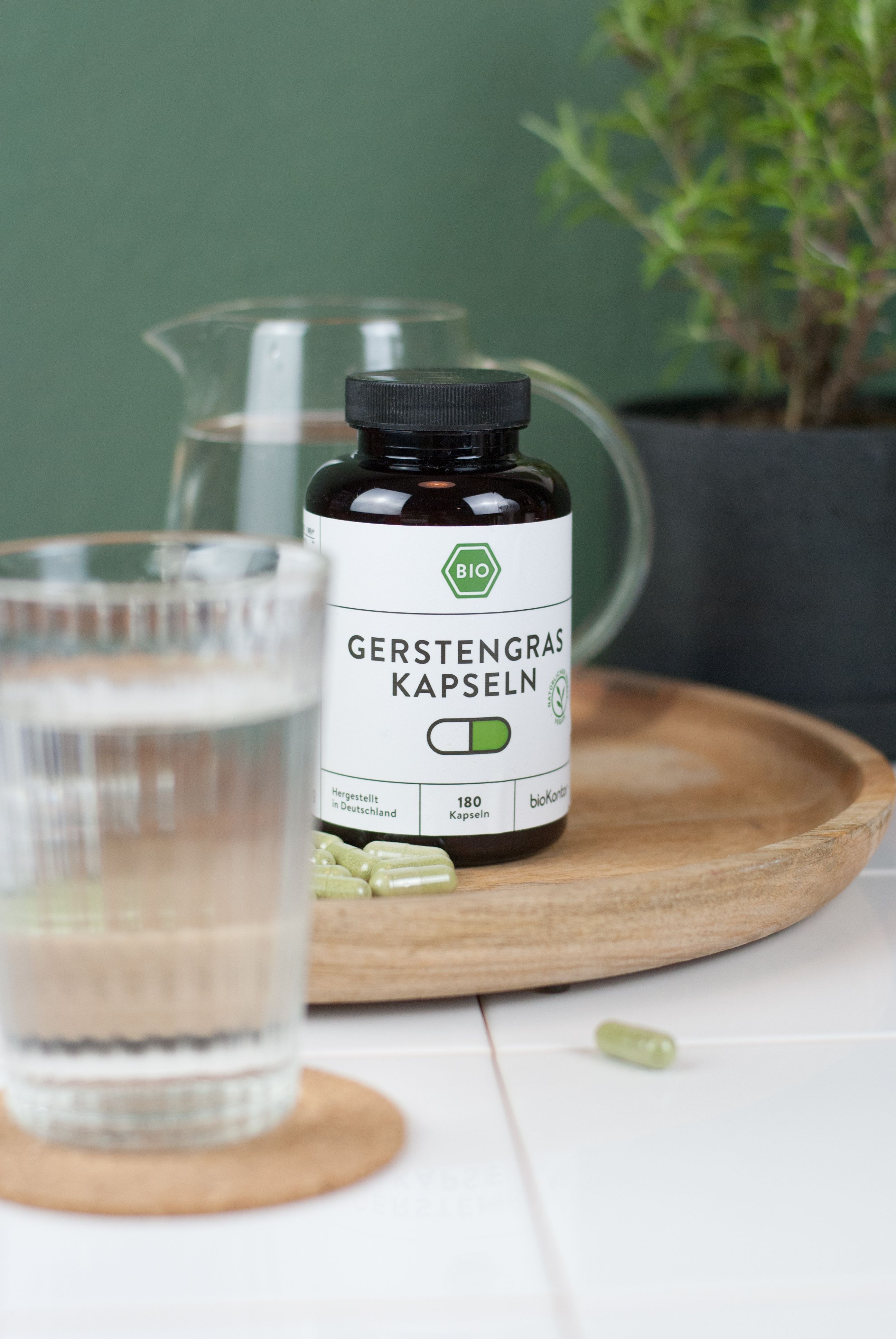 bioKontor Gerstengraspulver Kapseln