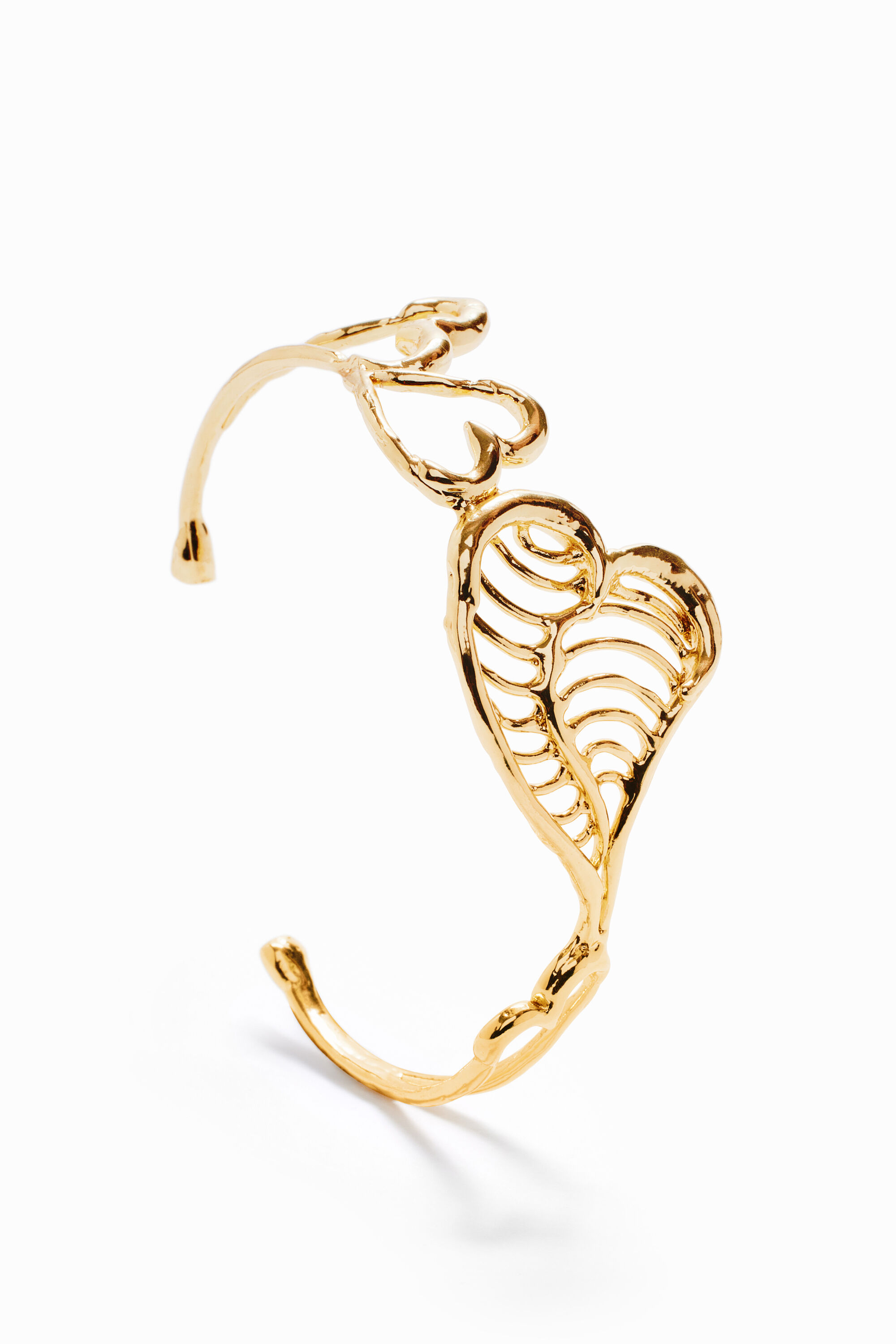 Pulseira Zalio Gold Baño Corazón