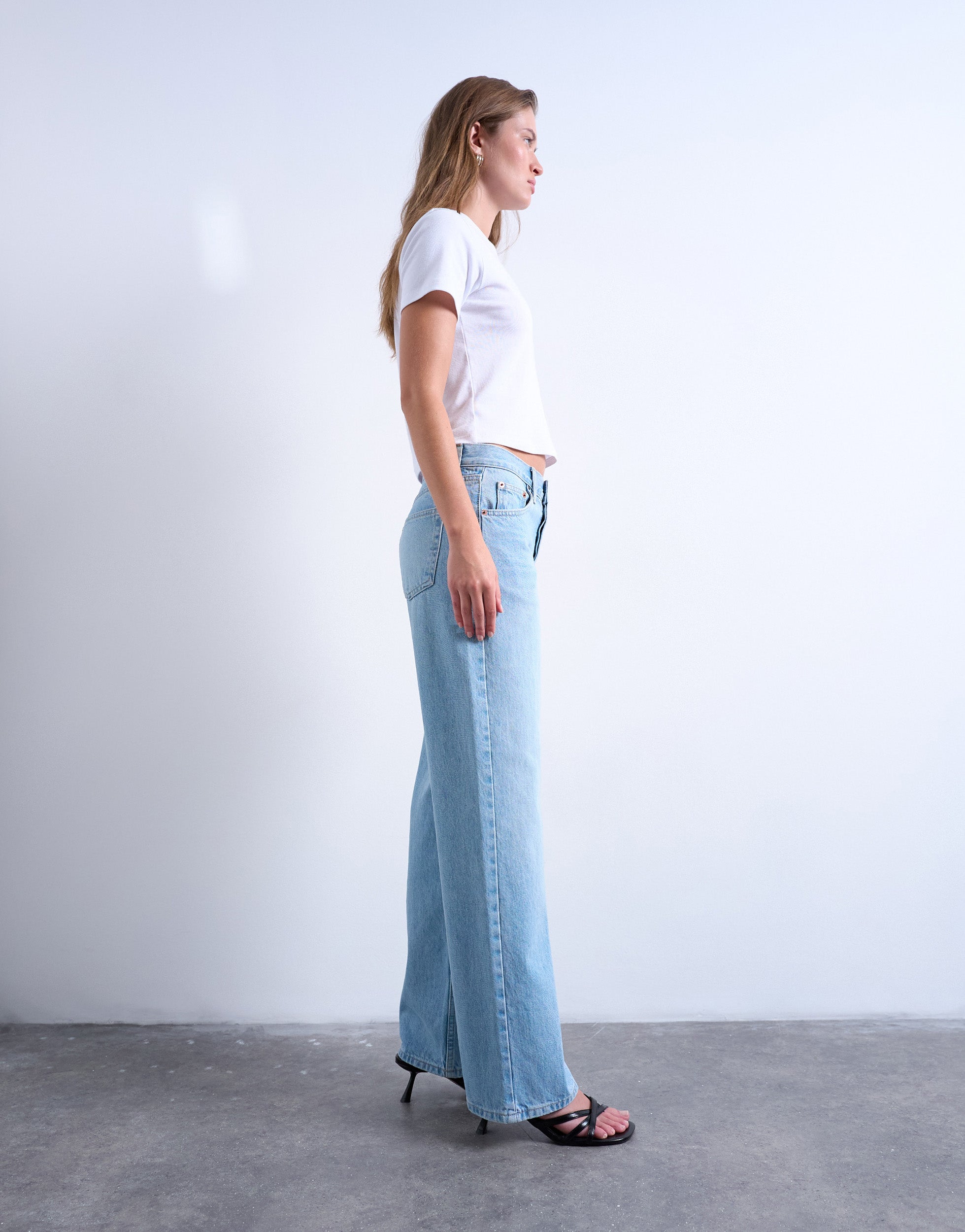 TSEMBER Low rise Wide leg fit Jeans