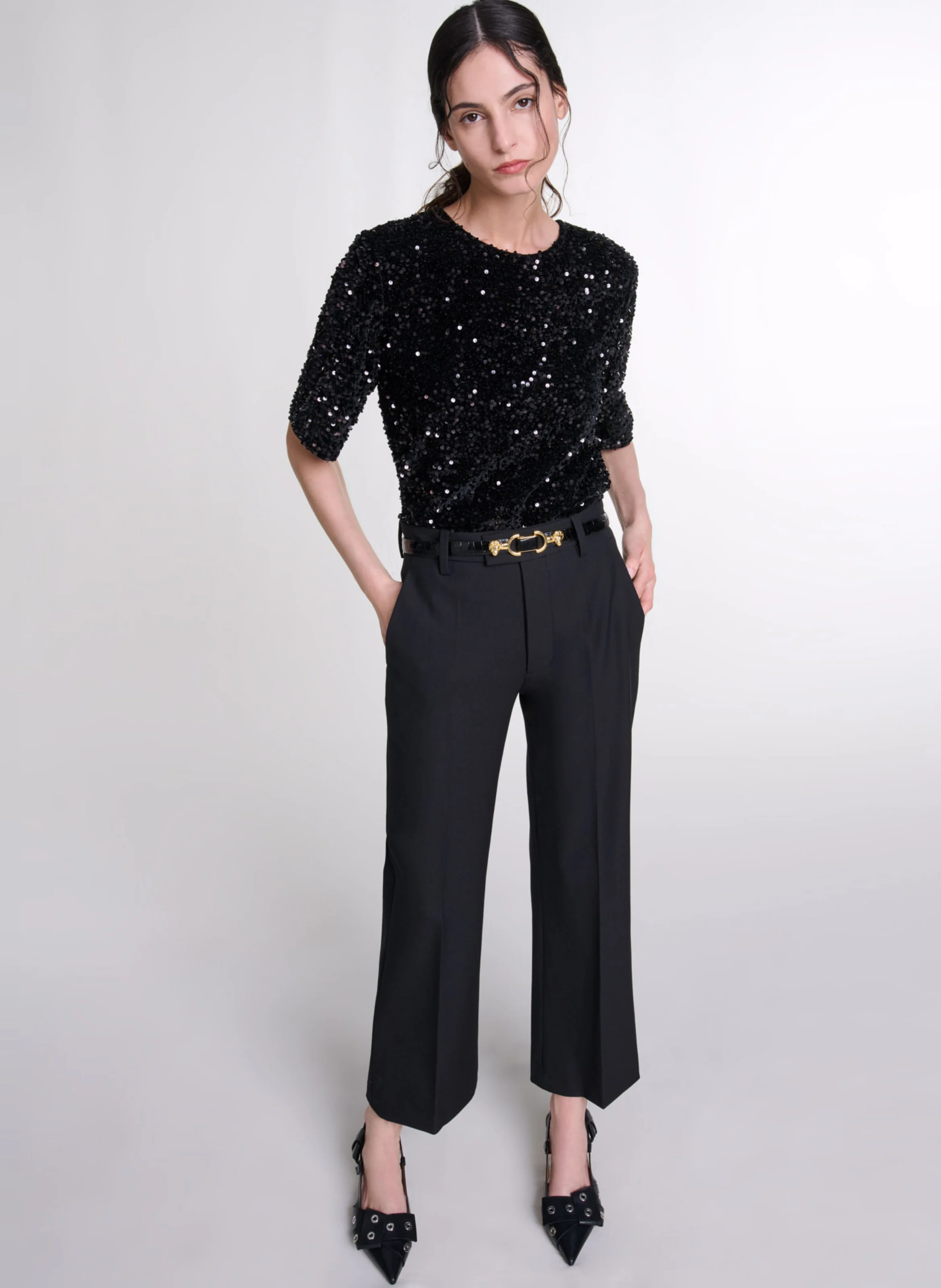 Pantalon droit | Noir