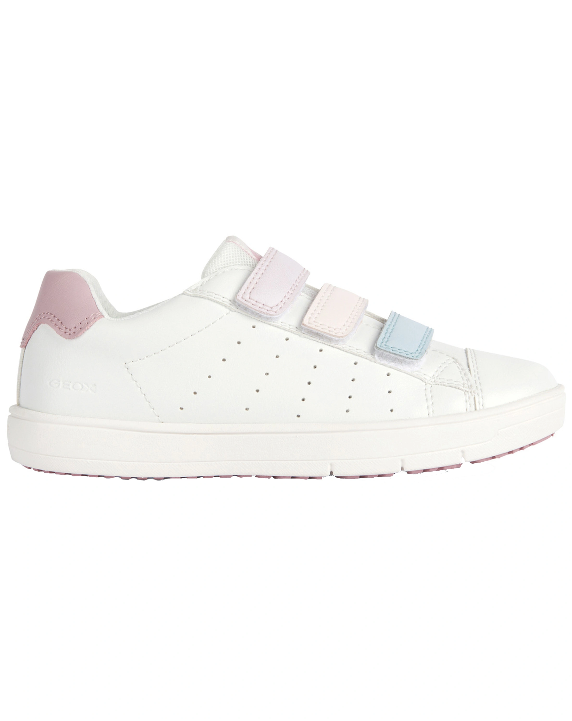 Klett-Sneaker SILENEX in white/rose