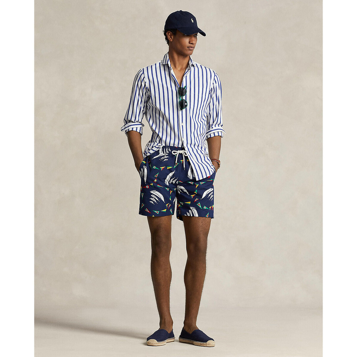 POLO RALPH LAUREN<br>Calções de banho com cordão
