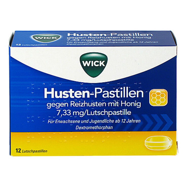 WICK Husten Pastillen gegen Reizhusten, 12 St