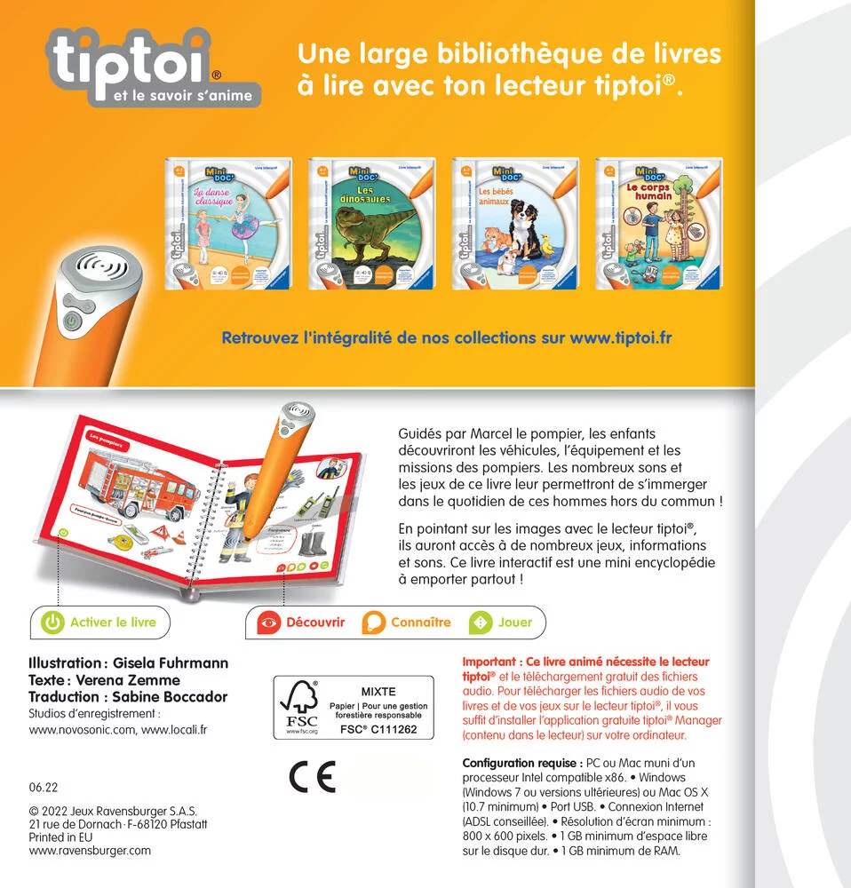 TIPTOI MINI DOC POMPIERS