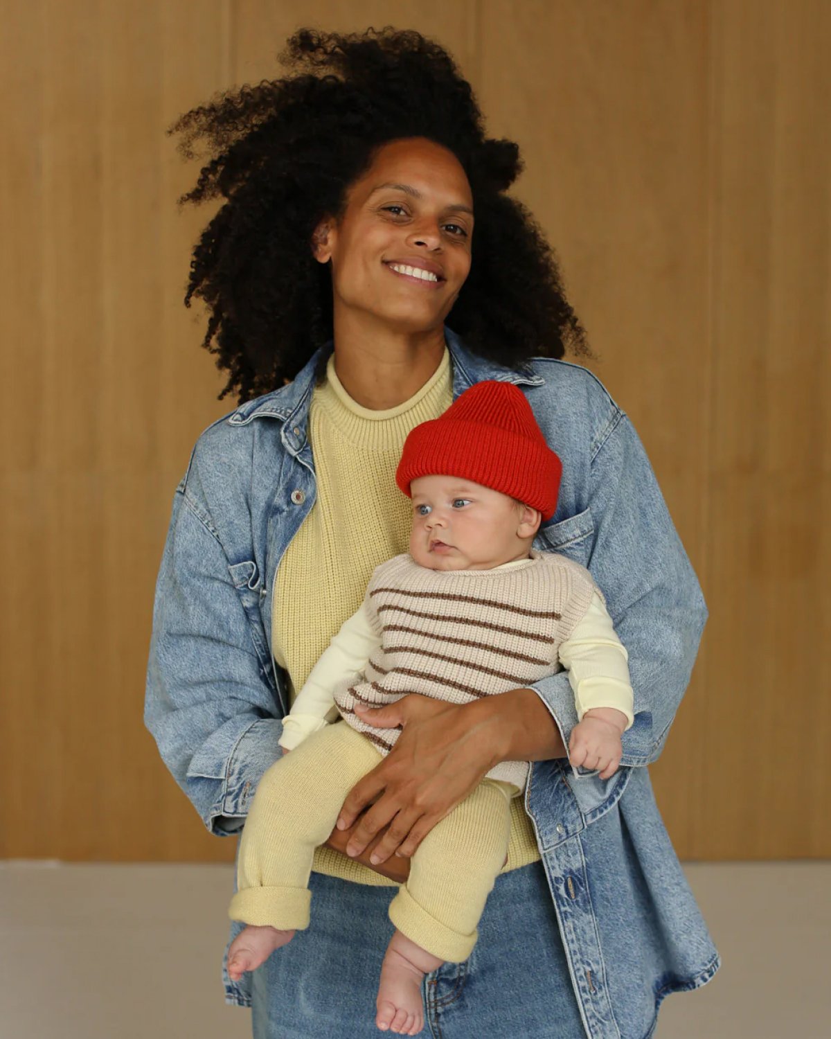 Ullvest Baby – HVID Vest Harvey – 100% Merino – Cream / Mocha