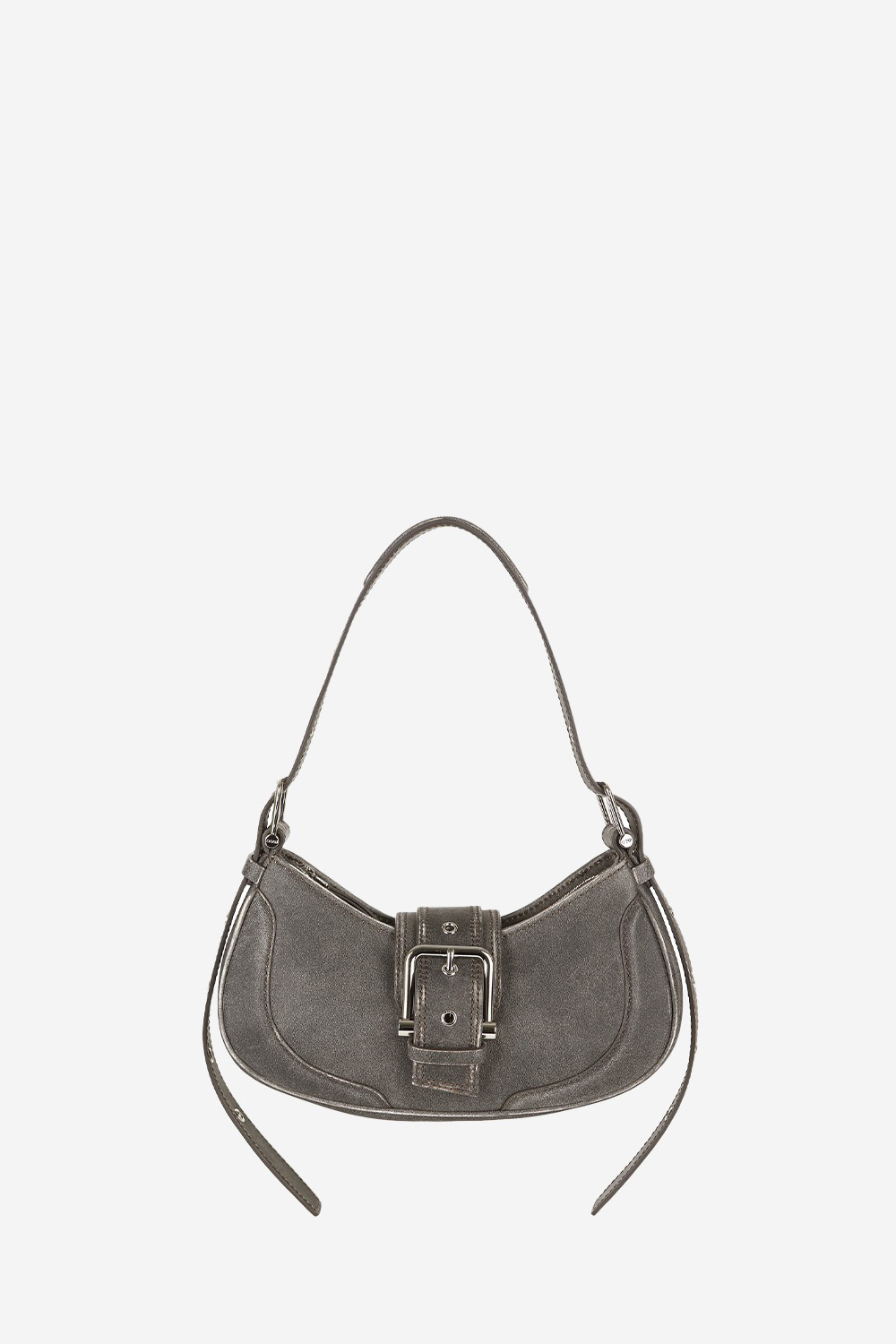 Hobo brocle leather shoulder bag