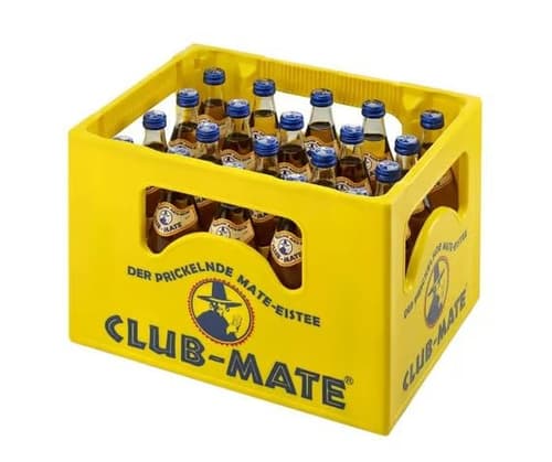 Club Mate Ice T Kraftstoff Kiste 20x0.5 l (MEHRWEG)