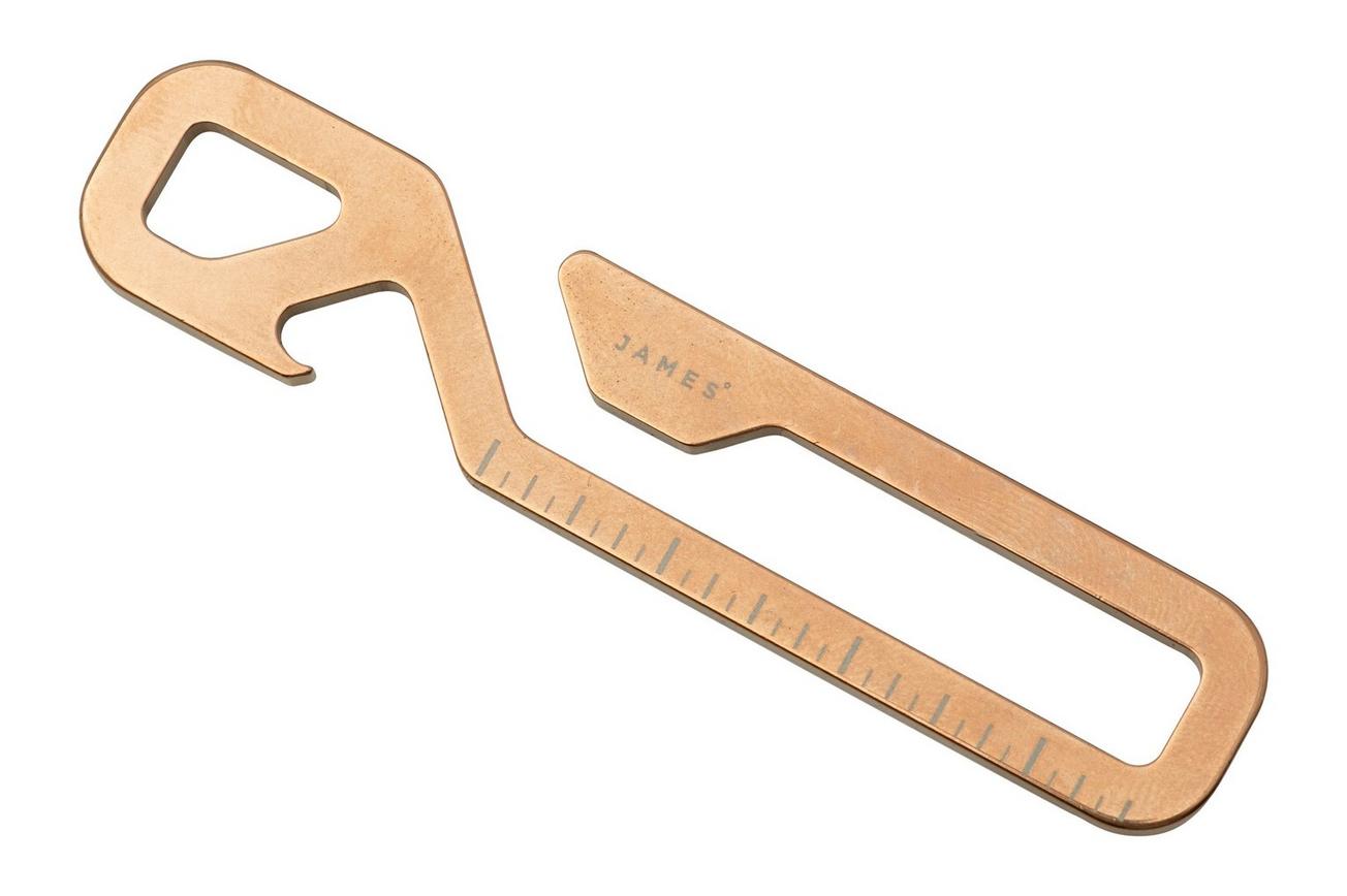 The James Brand The Rowan ES211949-10, Stainless Rose Gold, karabijnhaak