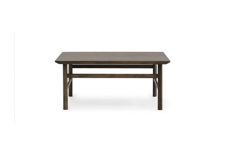 Normann Copenhagen  Grow sofabord, lakeret eg - 80x80 cm