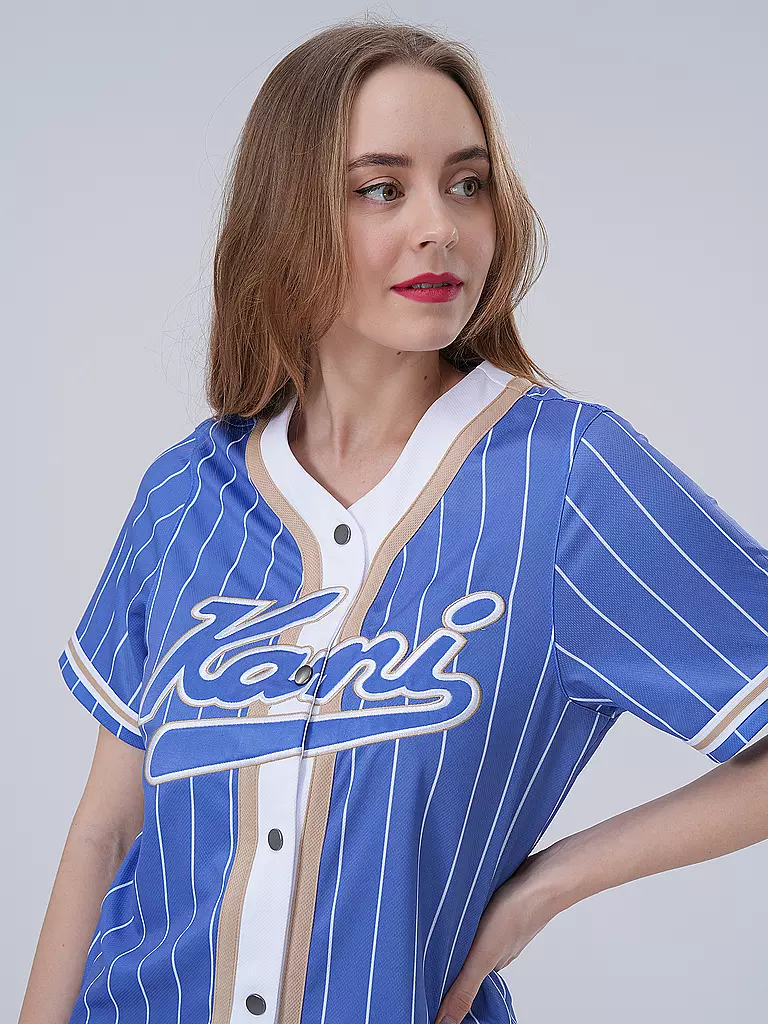 KARL KANI T-Shirt VARSITY blau