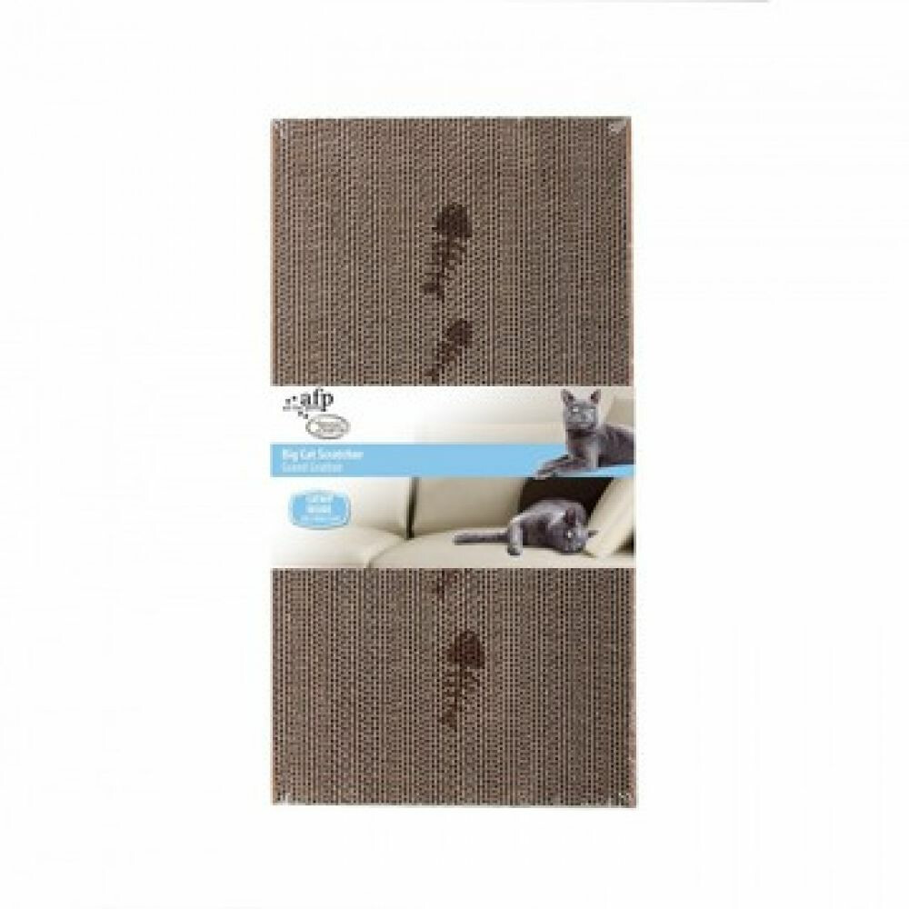 Afp Cardboard Scratcher met Catnip Grand47 x 24,5 cm