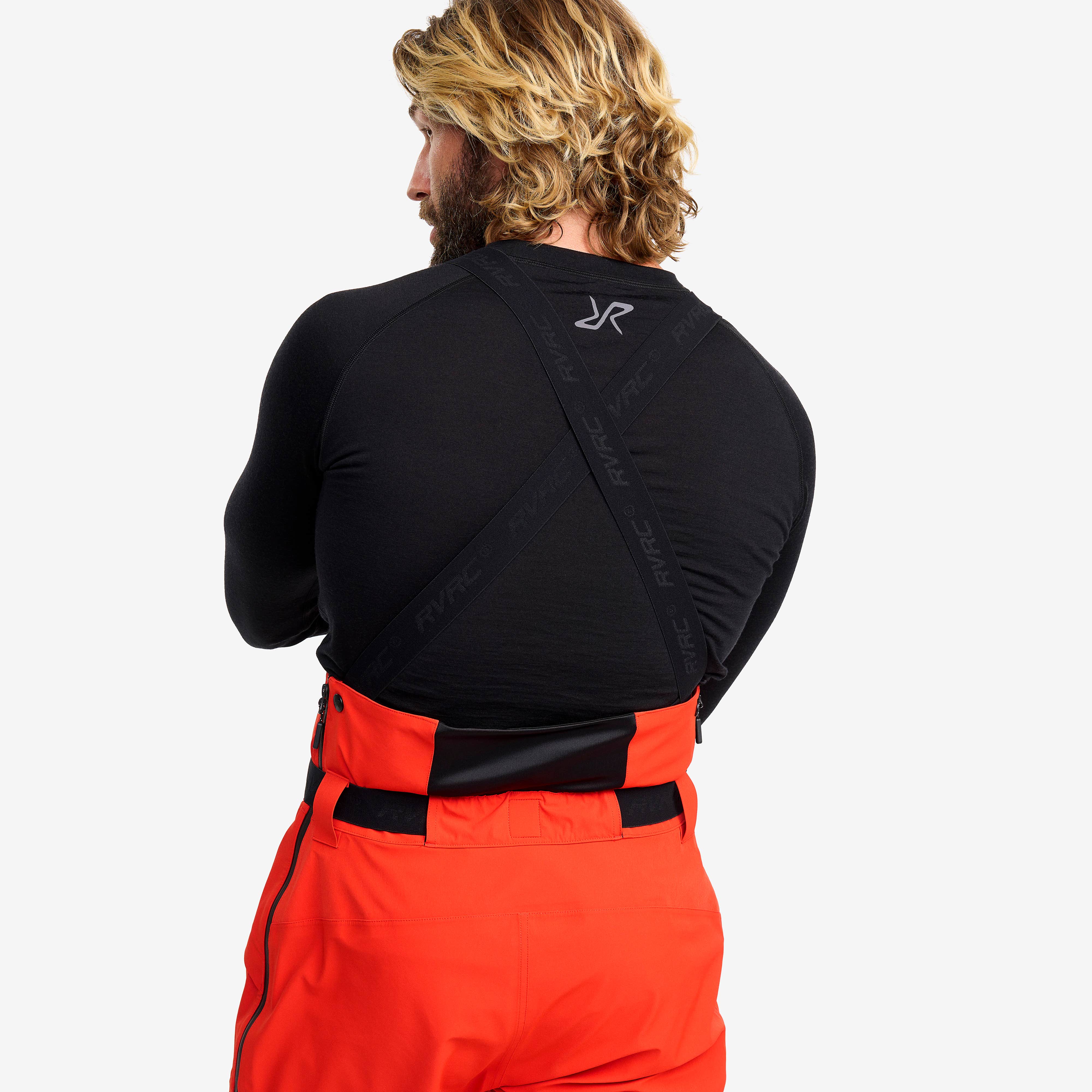 Atlas 3L Ski Bib Pants Herre Lava