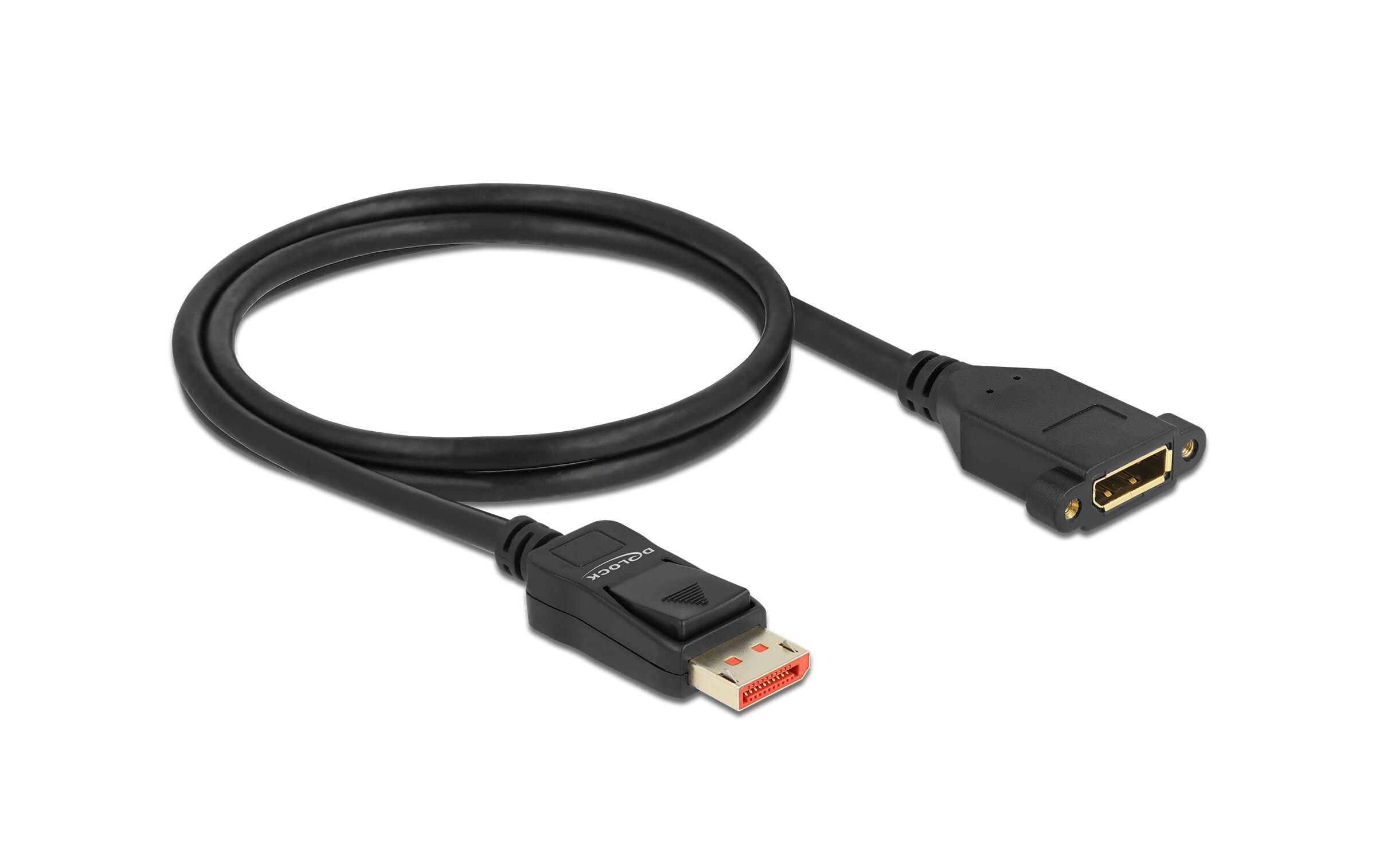 Verlängerungskabel zum Einbau DisplayPort - DisplayPort, 1 mDisplayPort Verlängerungskabel zum Einbau 8K 60 Hz 1 m