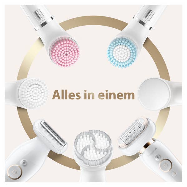 Braun Silk-épil 9 Flex 9100 Beauty-Set – Epilierer mit flexiblem Kopf