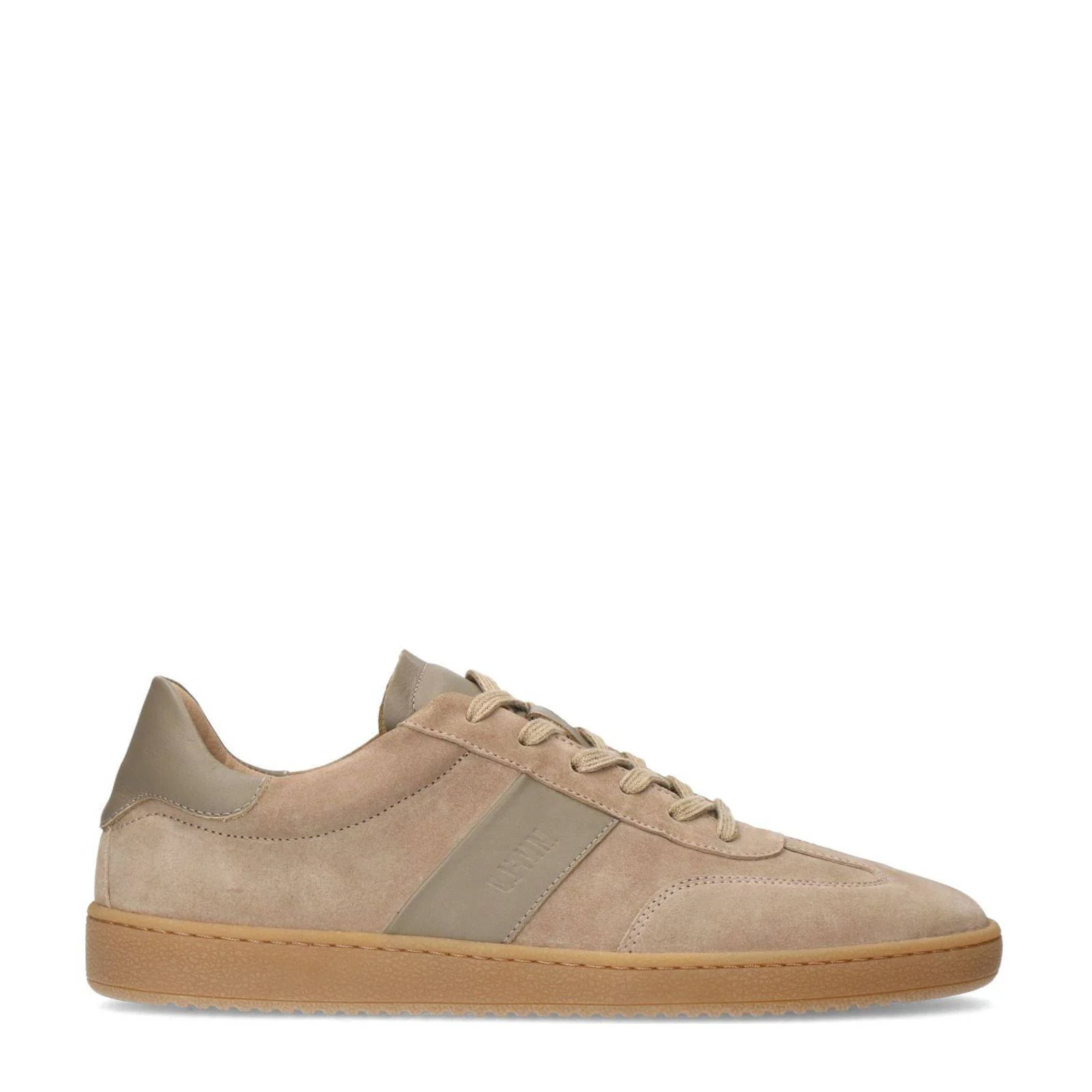 Manfield suède sneakers beige