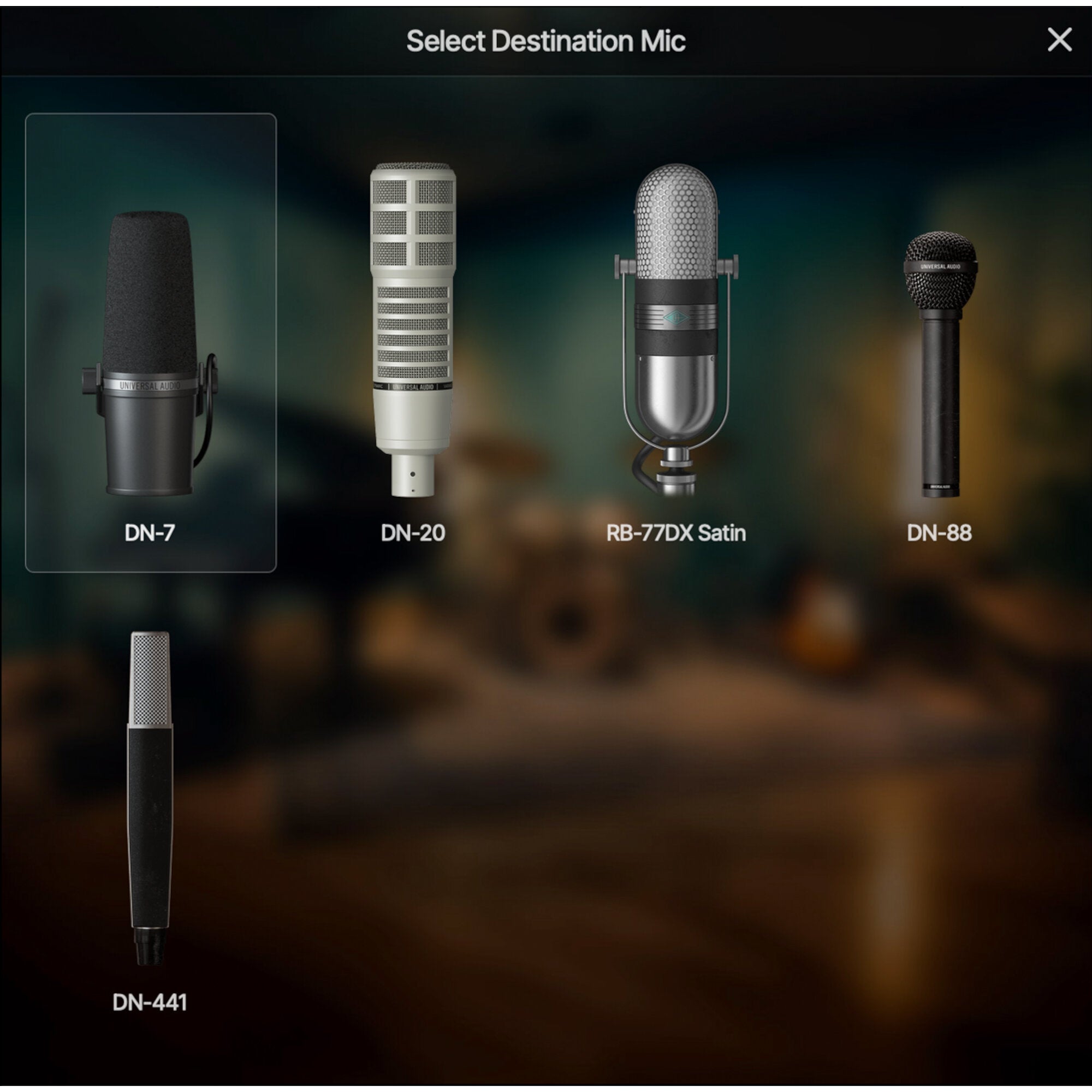 Universal Audio SD-1 Standard Dynamic Microphone broadcast microfoon