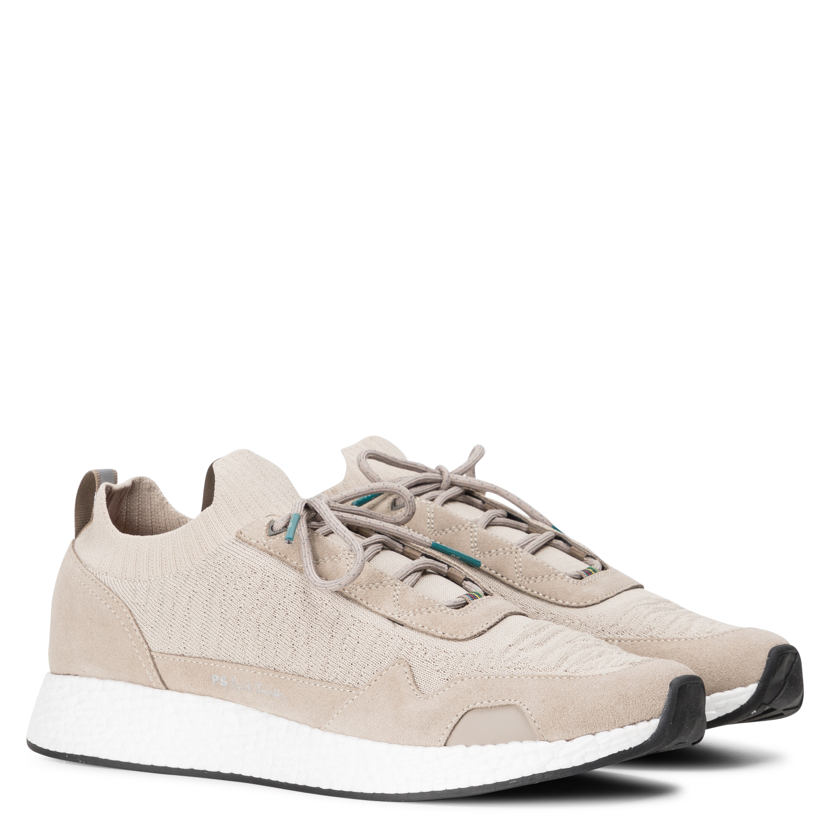 Baskets basses à lacets| Beige