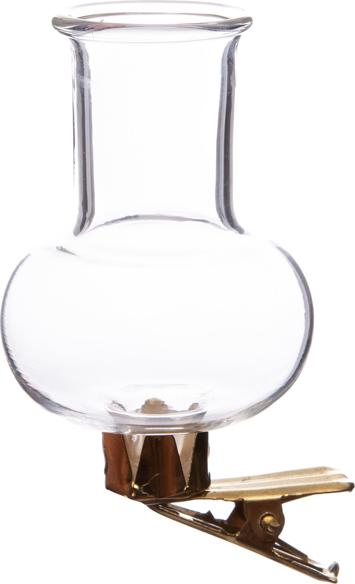 Intratuin vaas op clip transparant smal D 3,9 H 7,4 cm
