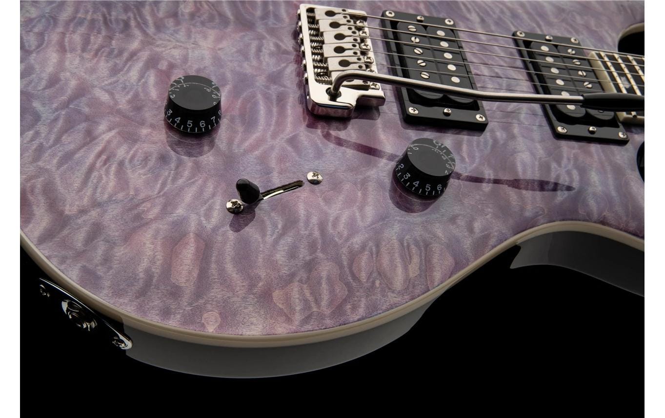 E-Gitarre SE Custom 24 Quilt Violet<br>Moderne Auflage eines klassischen Gitarrenmodells