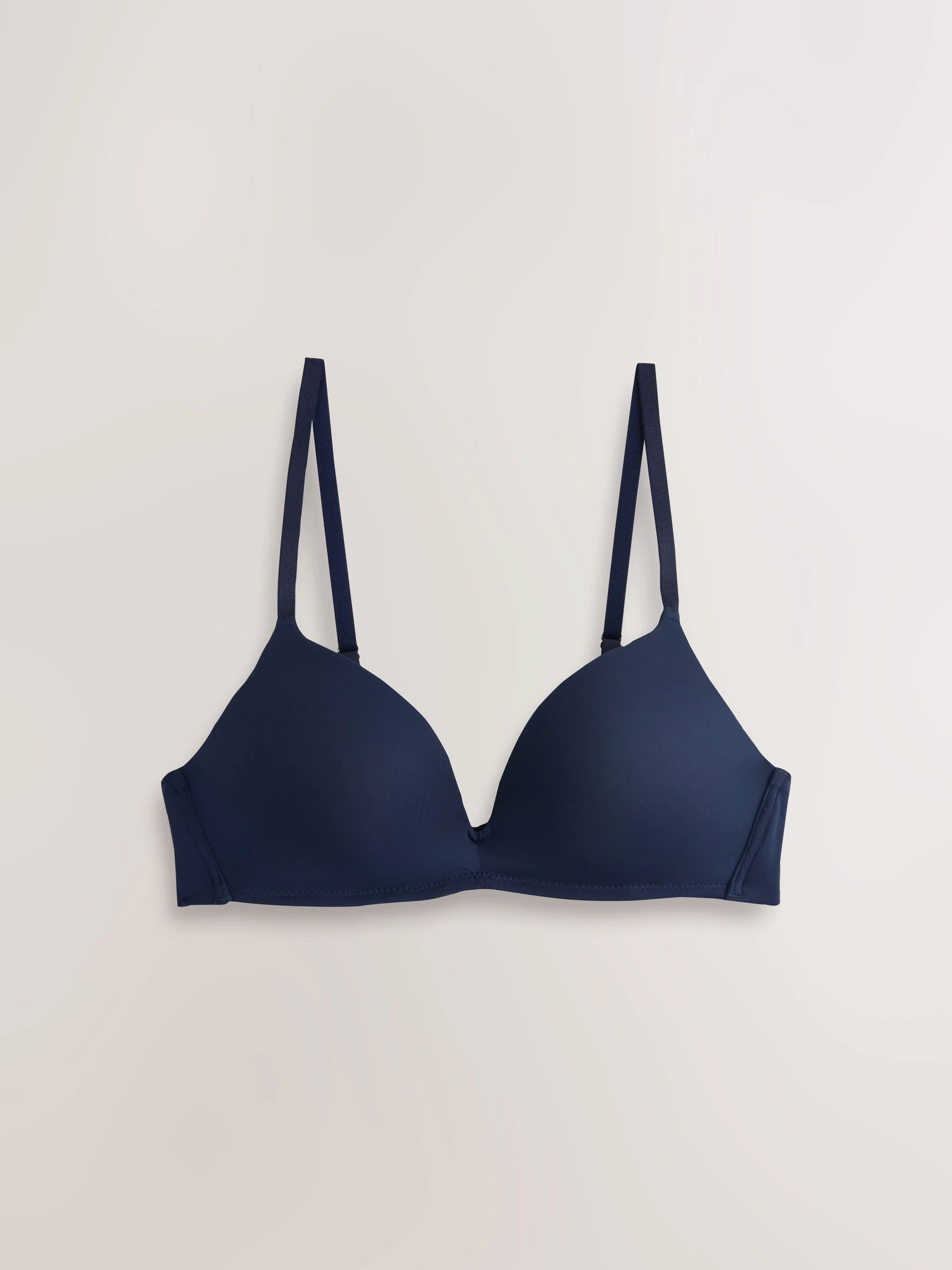 Plum/Paars marineblauw - Voorgevormde, gevoerde beha's zonder beugel, set van 2 A-E