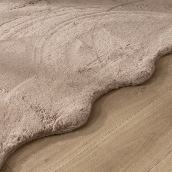 Hoogpolig vloerkleed - Comfy Supreme Wavy Taupe