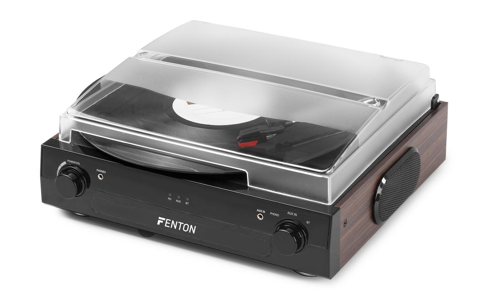 Plattenspieler mit Bluetooth RP102B BraunRetro Plattenspieler mit Bluetooth