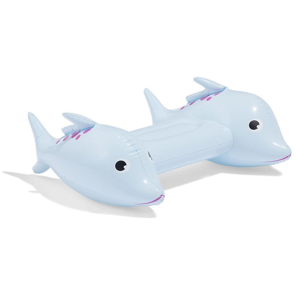 Dauphin surfer gonflable Funky bleu L75xH30cm