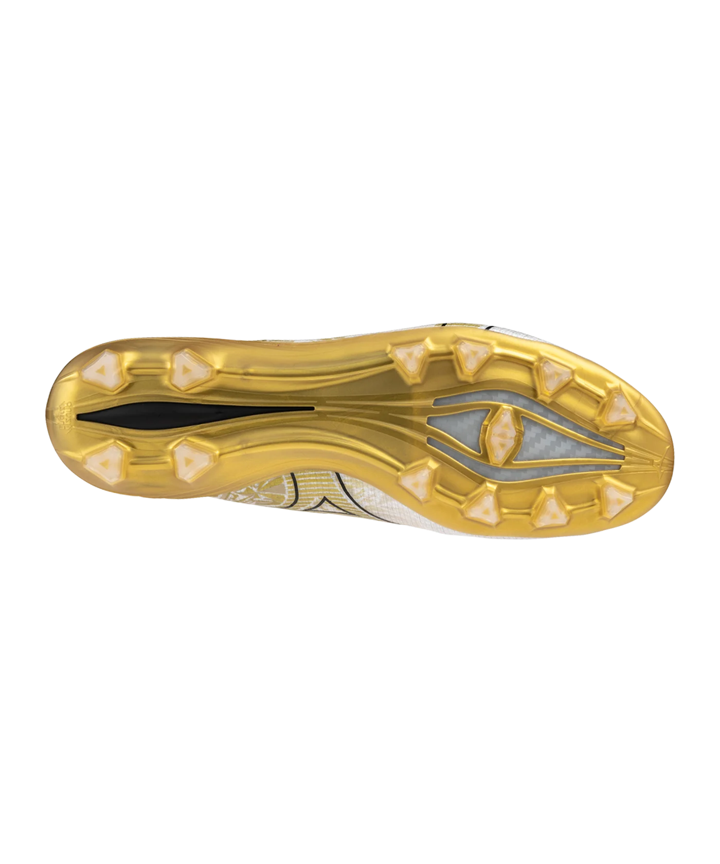 Mizuno Alpha Made in Japan FG Prism Gold Weiss Gold Schwarz F50