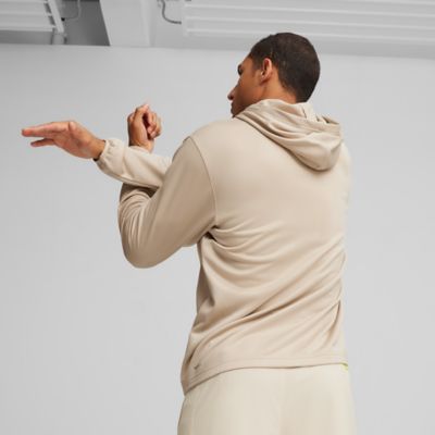 PumaPUMA FIT Taped PWRFleece Lite Hoodie - beige