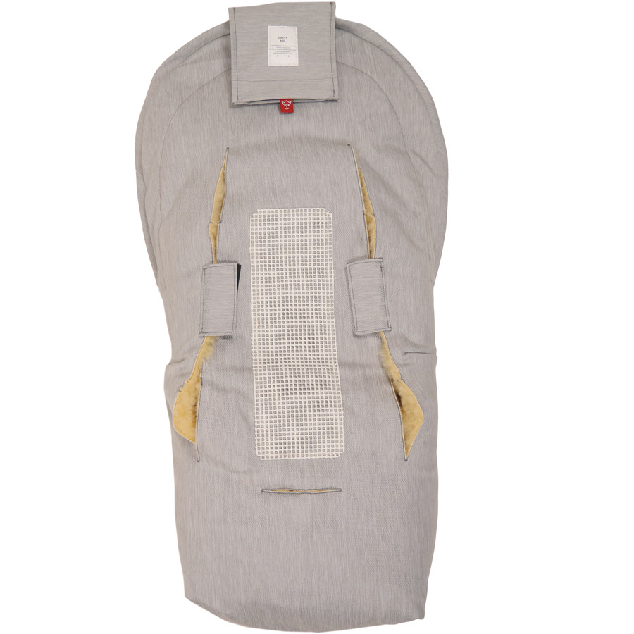 KAISER Winterfußsack Emma denim light grey