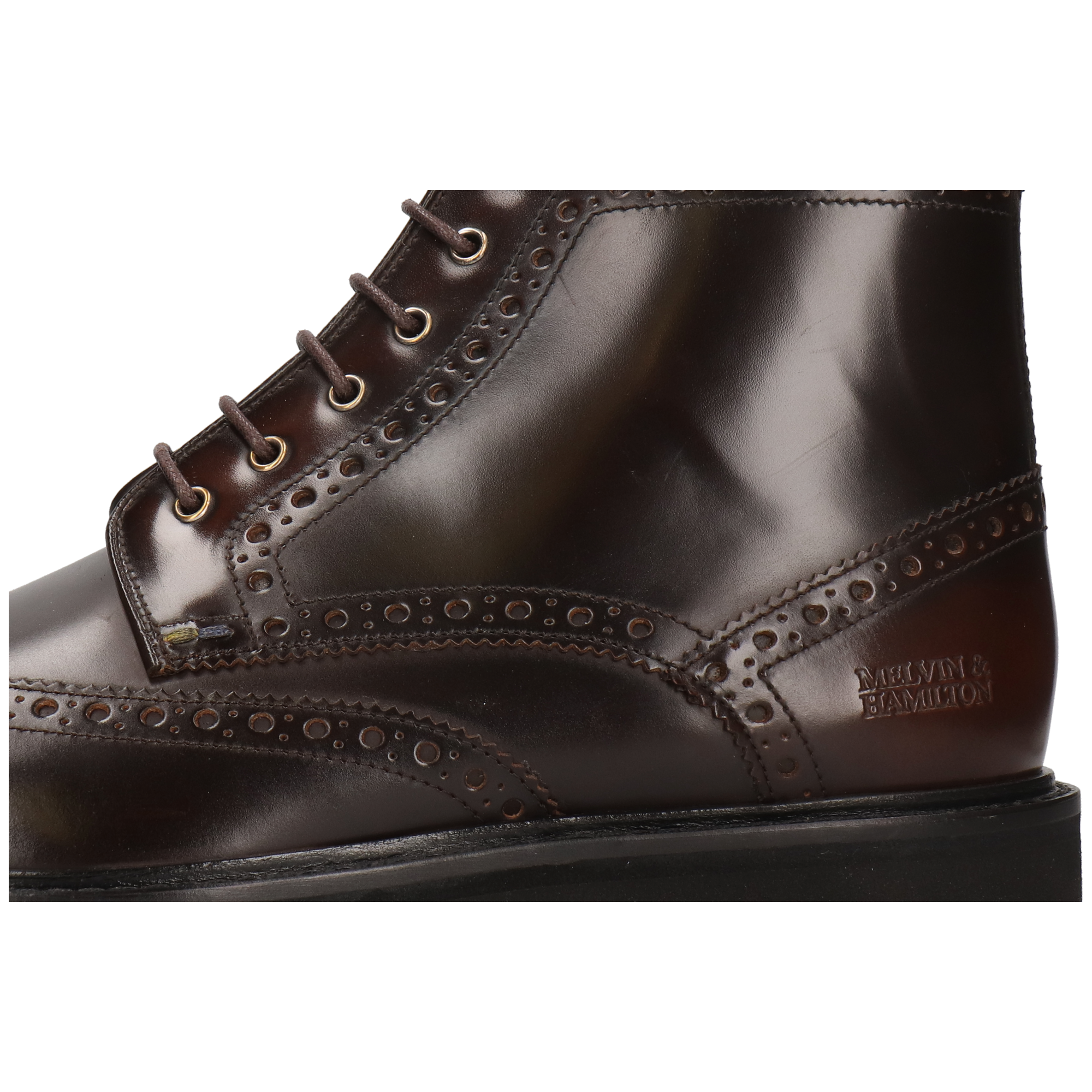MATTHEW 7 - Bottines à talon bottier | Marron