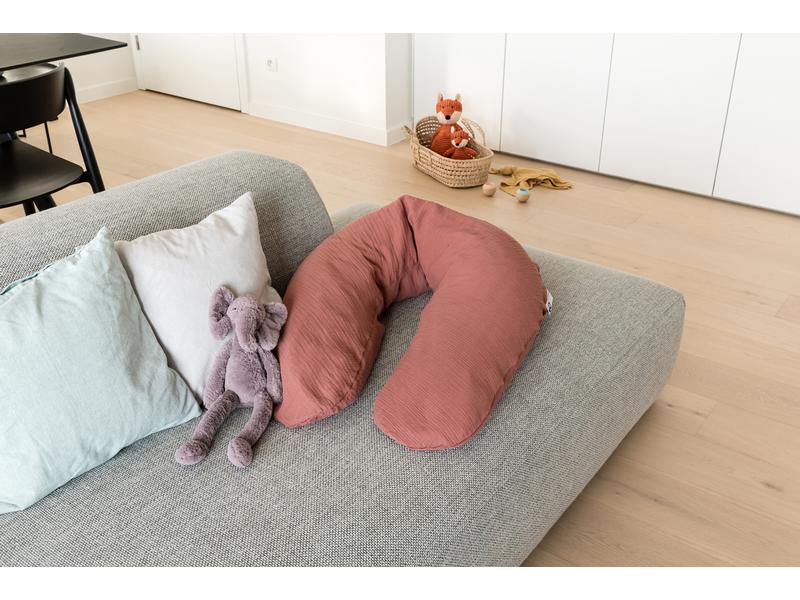 Doomoo Stillkissen Comfy Big Kupfer Grosses Multifunktionskissen mit abnehmbarem Bezug