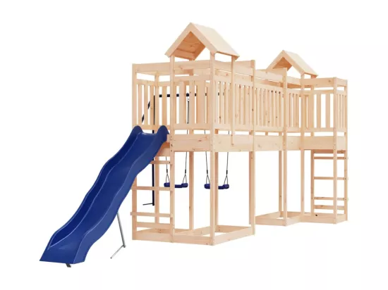 Aire de jeux d'extérieur bois de pin massif