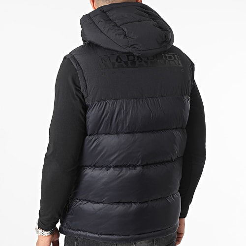 Doudoune Capuche Sans Manches A4HRF Noir
