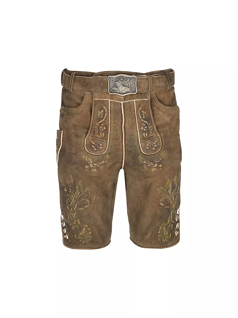 GWEIH & SILK Lederhose ARNOLD  hellbraun
