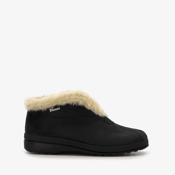 Blenzo dames pantoffels zwart