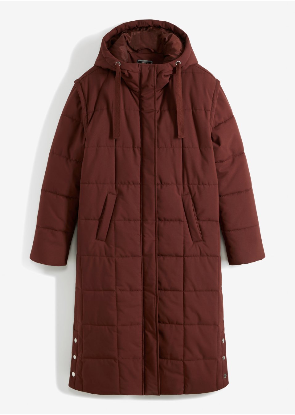 Manteau matelassé 2 en 1 avec manches amovibles