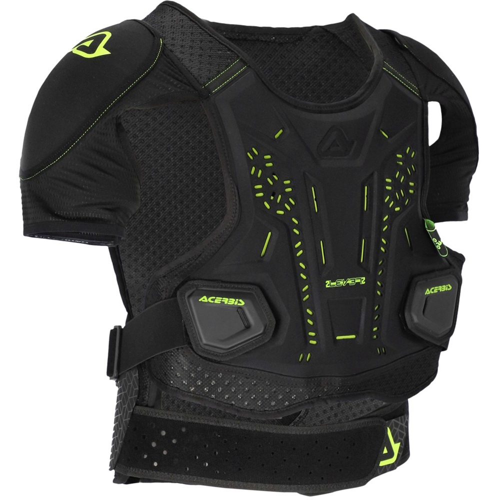 Acerbis - Pare-pierres DNA SH Noir / Jaune fluo