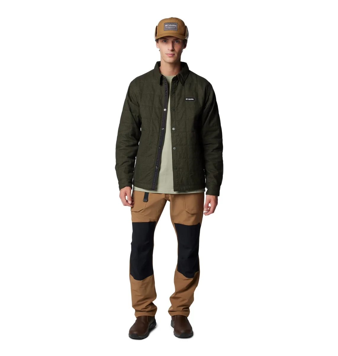 Columbia Landroamer Quilted Shirt Jacket Greenscape