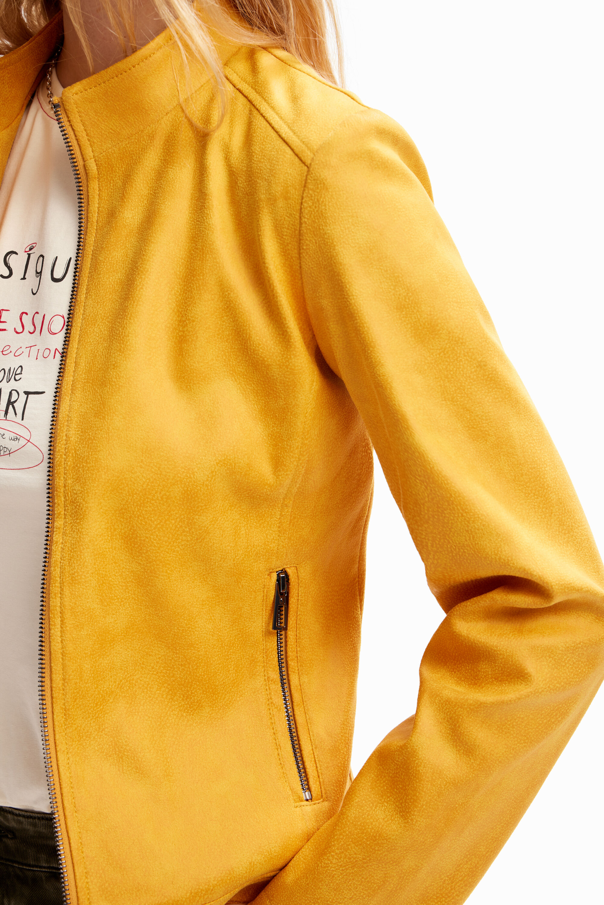 Jaqueta de motociclista slim