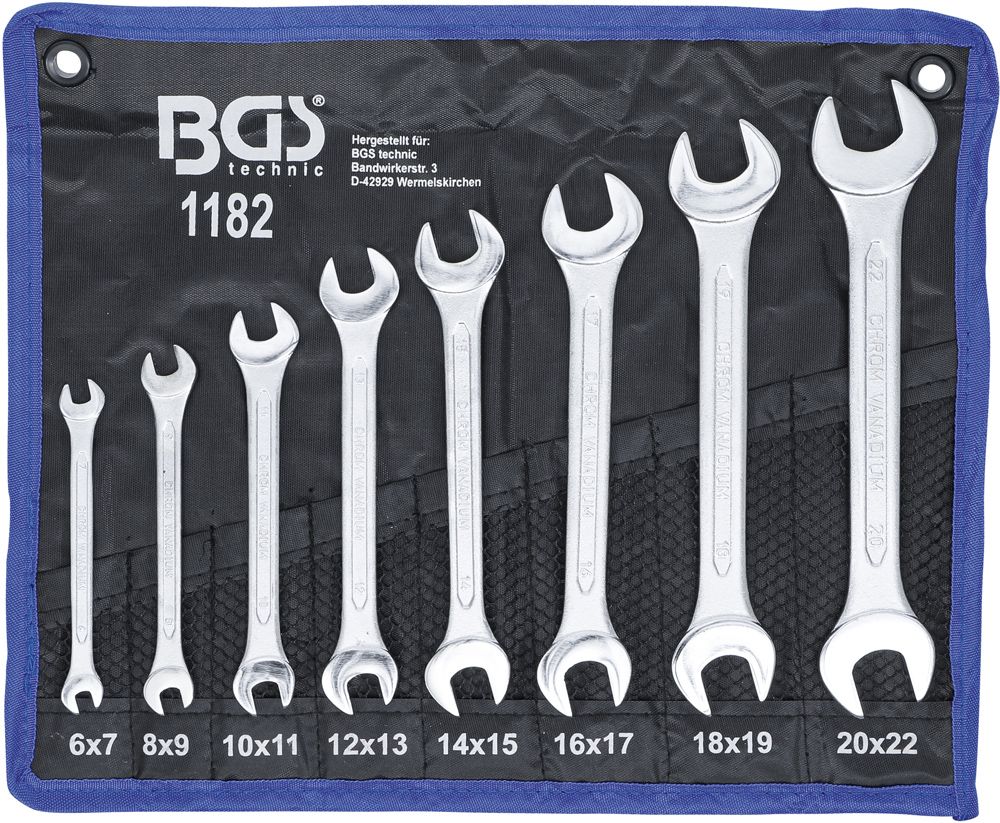 BGS technic Doppel-Maulschlüssel-Satz 8-teilig kaufen | Bike-Discount