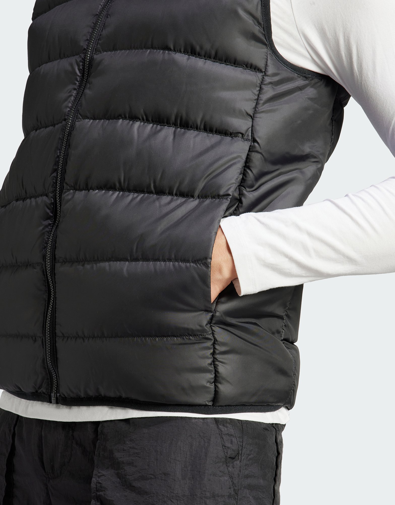 adidas Doudoune sans manches légère 3 bandes Essentials