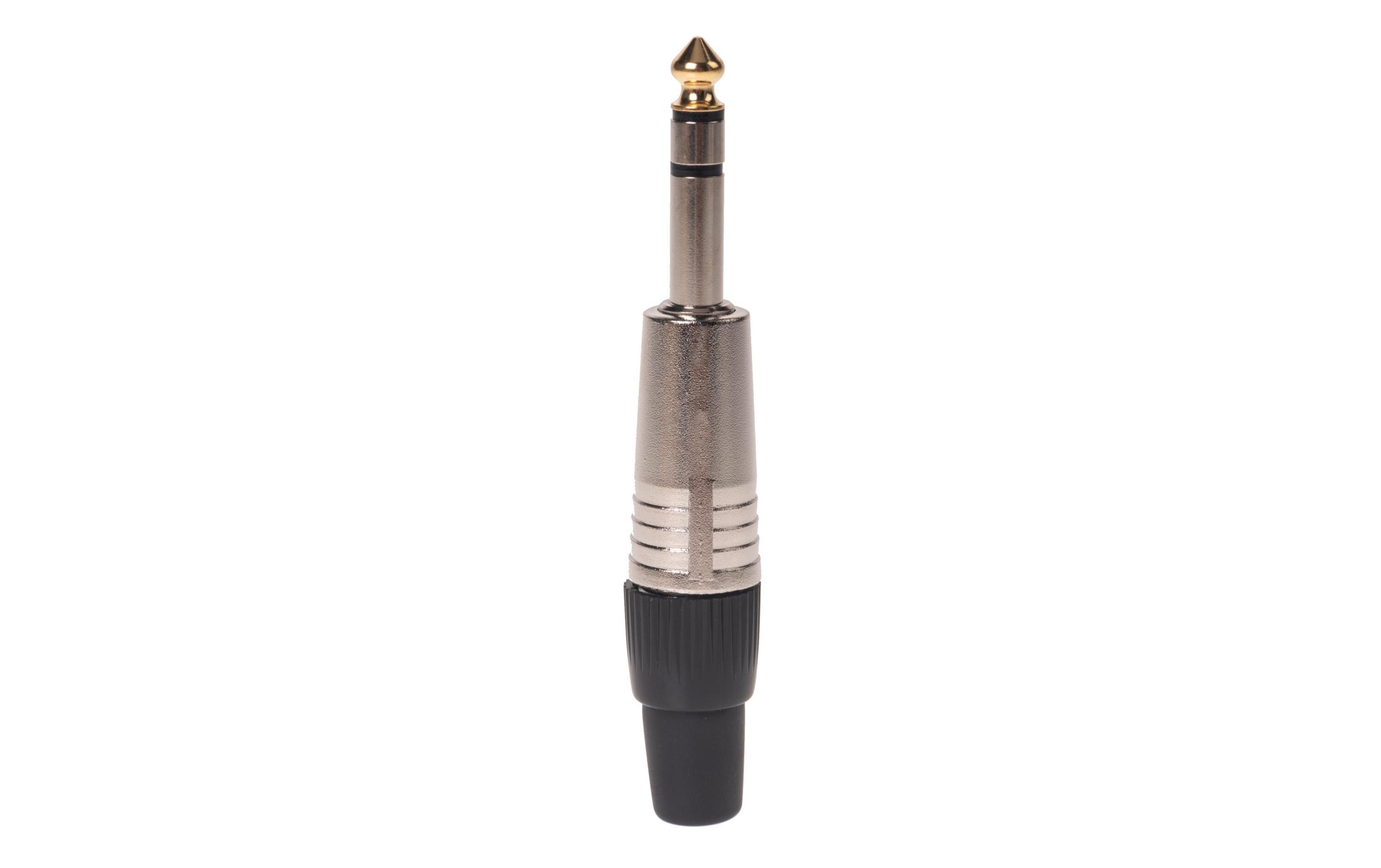Stecker BC2002NI-M 6.3 mm Stereo Klinkenstecker NickelHochwertiger und robuster Bemero XLR-Stecker