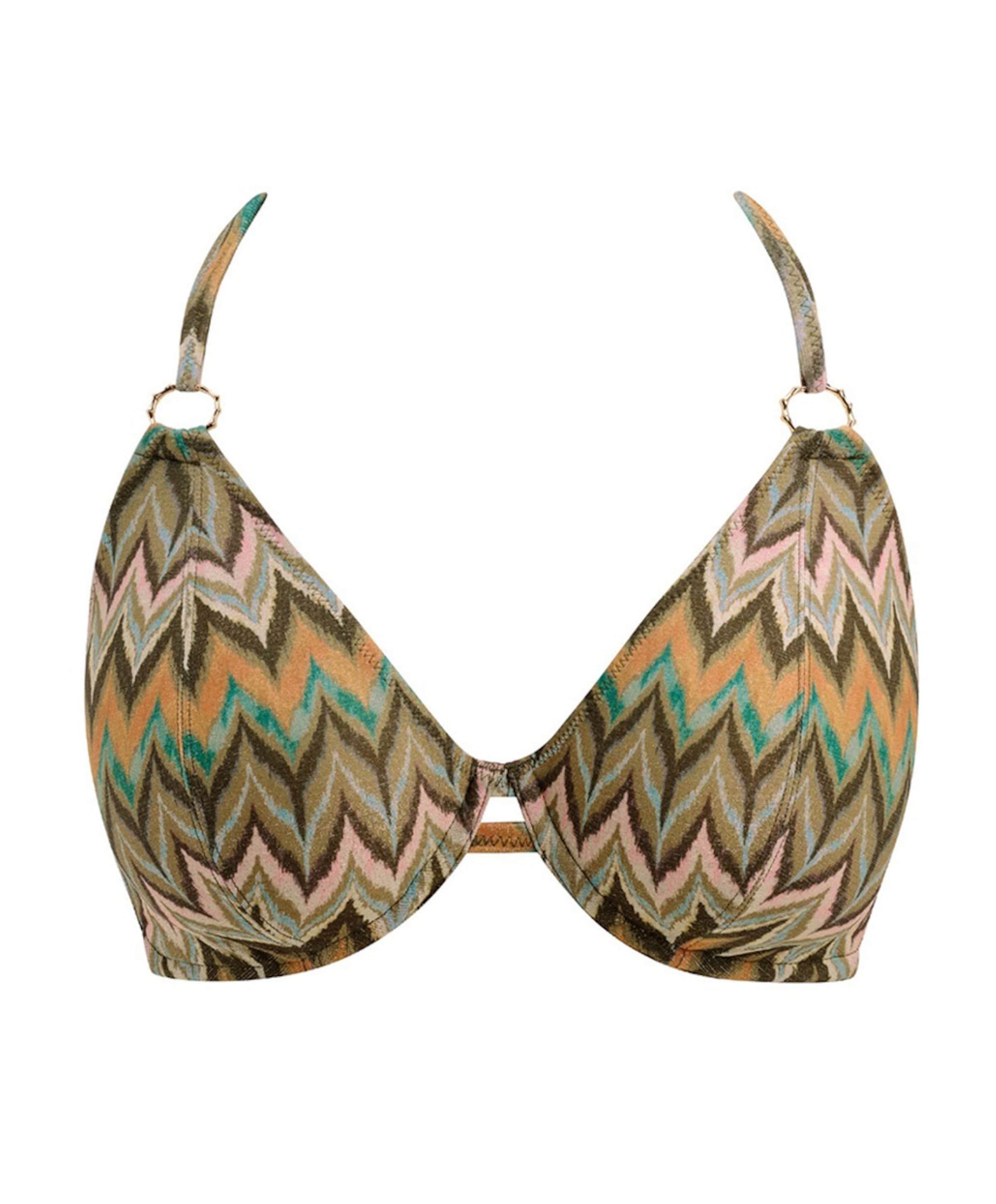 Freya Dames bikinitop groen