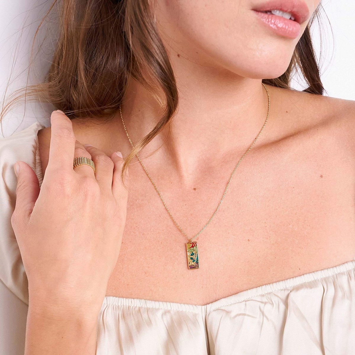 Collier Artiste multicolore
