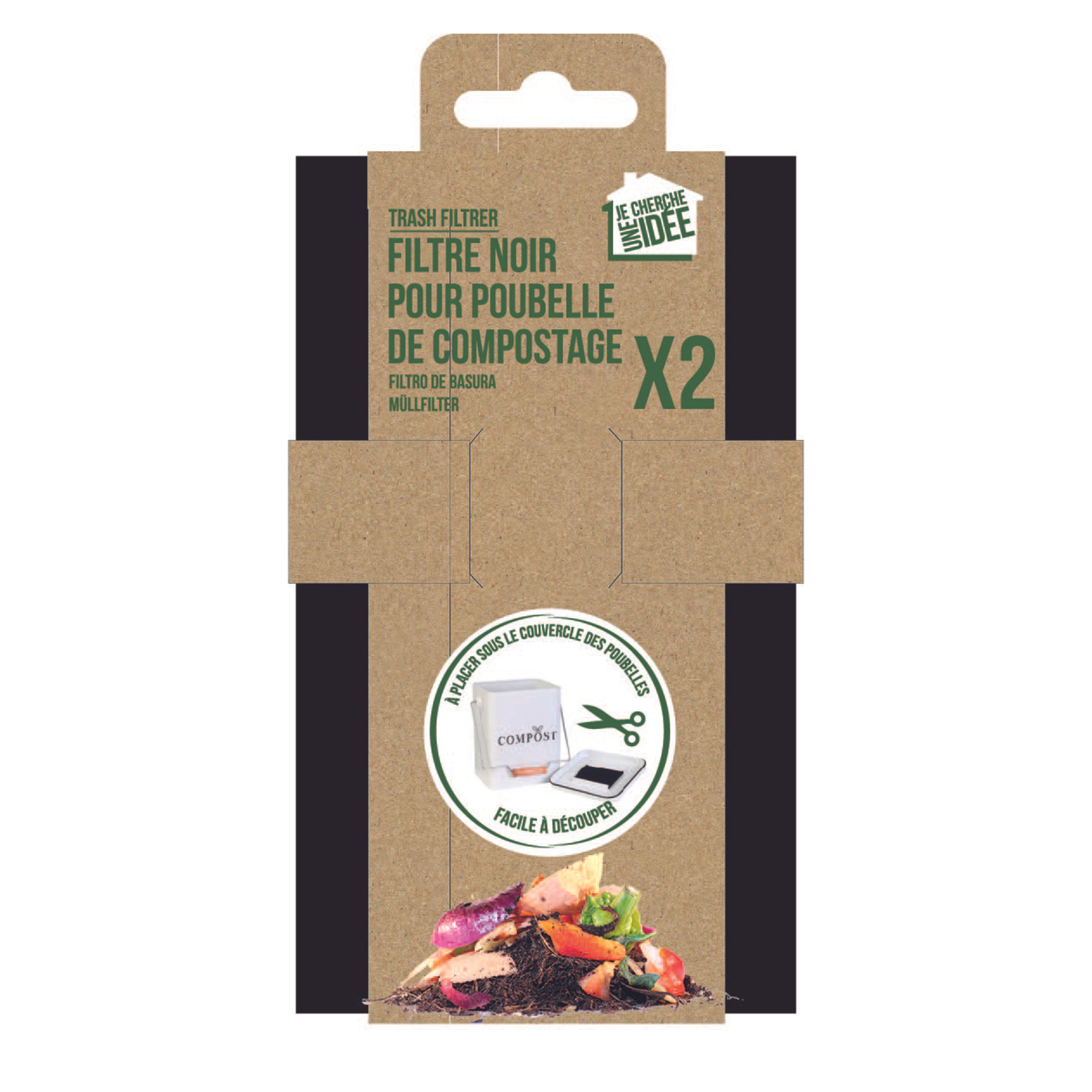 FILTRE POUBELLE COMPOST X2 PIECES