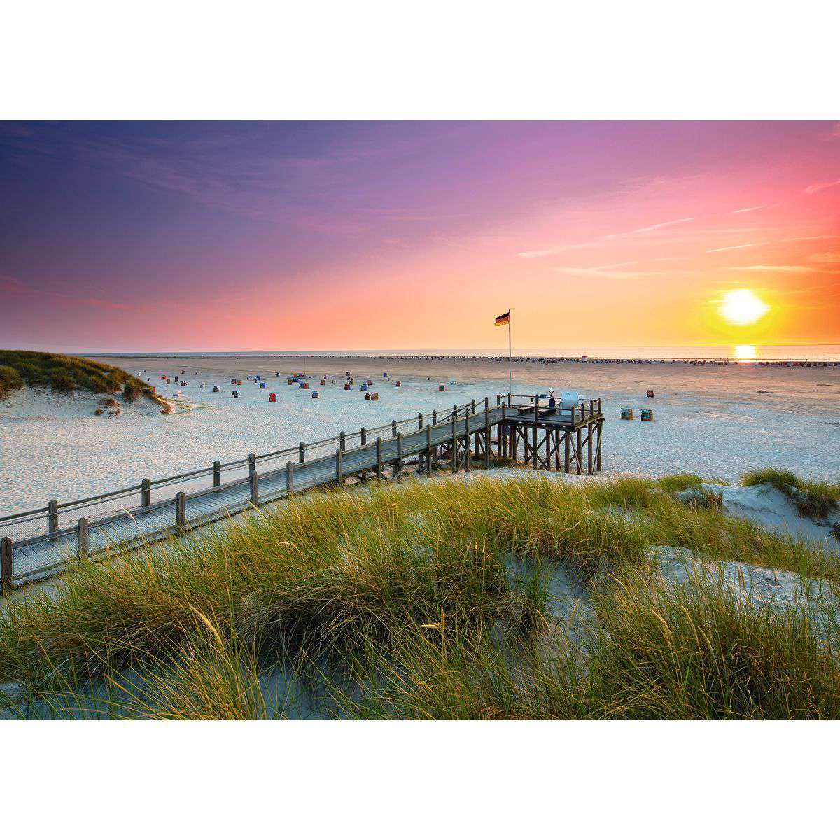 Ravensburger Spiel Sonnenuntergang über Amrum