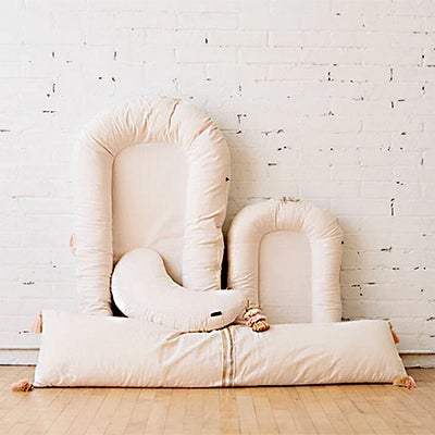 DockATot Grand Babynest, Sand Chambray