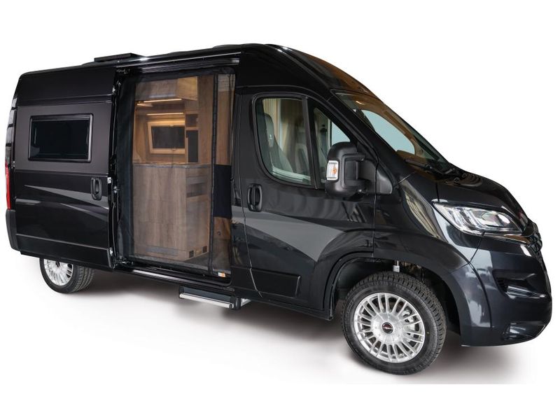 Van Quito Schiebetürenmoskitonetz, fine-mesh Citroën, Fiat, Schiebetürenmoskitonetz Magnetreissverschluss, für Fahrzeughöhe H2/H3 von Citroën, Fiat, Opel, Peugeot, Toyota, Beifahrerseite (rechts), Maschenweite Fine-mesh