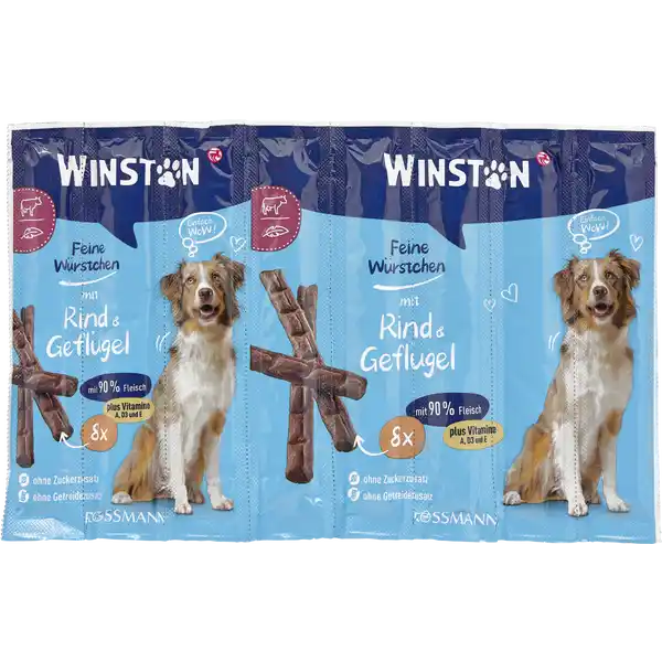 Feine Würstchen reich an Rind und Geflügel